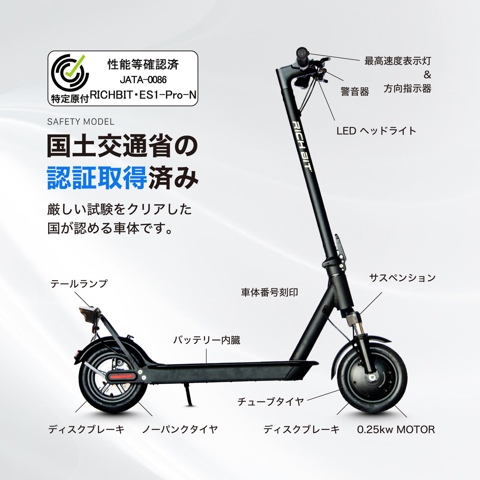 RICH BIT ES1 PRO 特定小型原動機付自転車 画像9 | lecyc ル・サイク